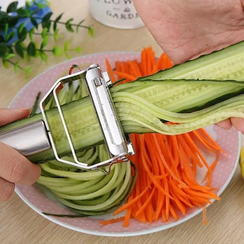 Ultra-Sharp Stainless Steel Vegetable Peeler & Slicer