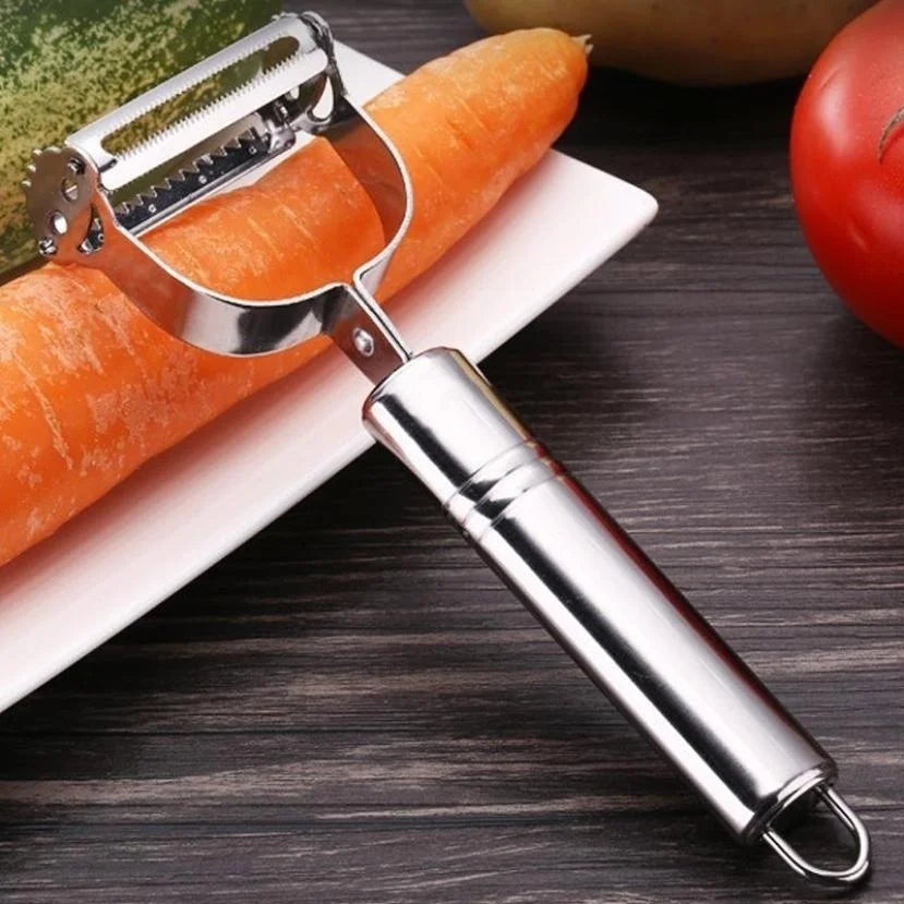 Ultra-Sharp Stainless Steel Vegetable Peeler & Slicer