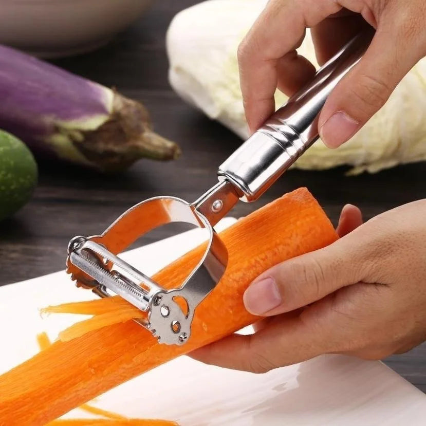 Ultra-Sharp Stainless Steel Vegetable Peeler & Slicer